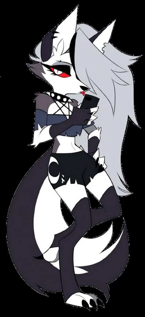 Loona is the tetartagonist of Helluva Boss, a spin-off to Hazbin Hotel. She is the receptionist of Immediate Murder Professionals (I.M.P), an assassination organization, as the name suggests, and Blitzo's adopted daughter. Tier: High 8-C Name: Loona Origin: Helluva Boss Gender: Female Age: 22 Classification: Hellhound Demon, Immediate Murder Professionals (I.M.P) Receptionist Powers and Abilities: Superhuman Physical Characteristics, Immortality (Types 1, 2, 3, and 5; Demons are eternally ... Loona Hellhound, Loona Wolf, Art Tigre, Helluva Boss Loona, Loona Helluva Boss, Boss Wallpaper, Helluva Boss And Hazbin Hotel, Anime Fnaf, Vivziepop Hazbin Hotel