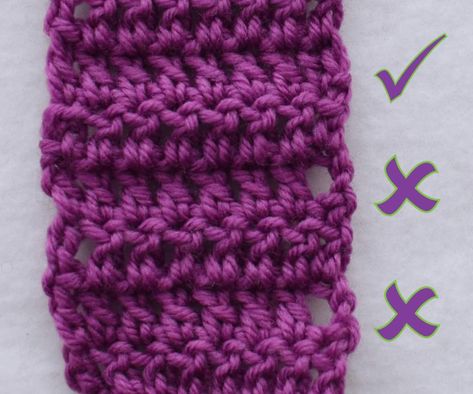 stitch. Side Saddle Stitch, Crochet Rows, Beginning Crochet, Side Saddle, Crochet Hack, Saddle Stitch, Crochet Lessons, Crochet Stitches For Beginners, Double Crochet Stitch