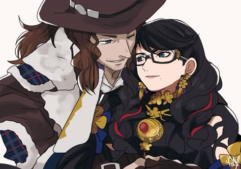 Bayonetta X Luka, Jeanne Bayonetta Fanart, Bayonetta And Luka, Bayonetta Art, Bayonetta Jeanne, Simp Pics, Bayonetta 1, Bayonetta 3, Pfps And Banners