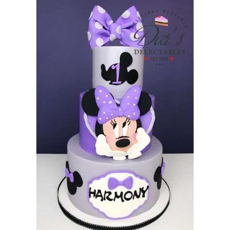 Purple Minnie Mouse birthday cake #minniemouse #cake #birthdaycake #fondantcake #minniemousecake Purple Minnie Mouse Cake, Minnie Mouse Cupcake Cake, Minnie Mouse Purple, Birthdays Cakes, Minnie Mouse Birthday Cake, Mouse Birthday Cake, Minnie Mouse Theme Party, Fondant Cakes Birthday, Minnie Mouse Birthday Cakes