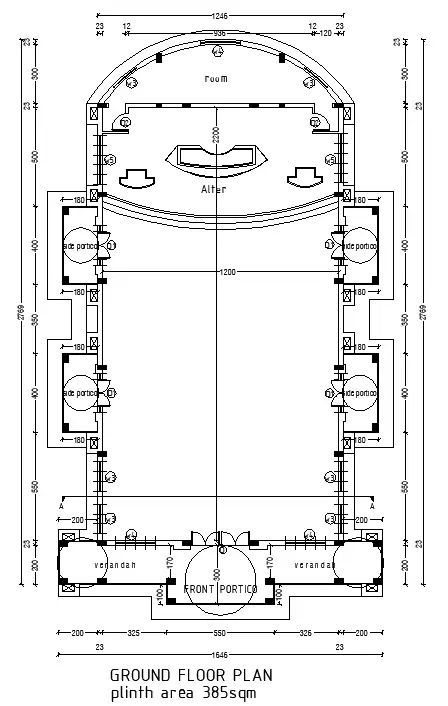 Church Floor Plans Layout, Church Plans Layout, Temple Floor Plan, Ecumenical Church, Church Floor Plans, Hall Construction, Church Building Plans, Floor Plan Symbols, Church Building Design