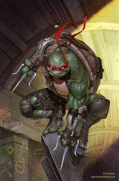 ArtStation - Teenage Mutant Ninja Turtles #1 Inhyuk Lee, Raphael Tmnt, Teenage Mutant Ninja Turtles Artwork, Teenage Mutant Ninja Turtles Art, Ninja Turtles Artwork, Tmnt Artwork, Tmnt Art, Teenage Ninja Turtles, Ninja Turtles Art