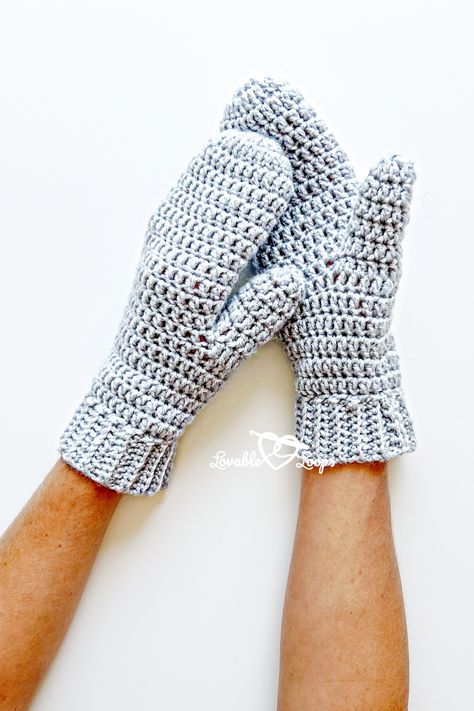 Brace the cold with Lovable Loops' crochet mittens pattern. Crafted for those new to the art, this beginner crochet pattern uses worsted weight yarn, ensuring a cozy fit and feel. Tailored to fit most adult women, these mittens promise warmth and elegance. Ready to fashion your winter essential? Head to our website for the complete free pattern and let your hands embrace comfort. #CrochetPattern #FreeCrochetPattern #LovableLoops Crochet Pattern Gloves, Mittens Pattern Crochet, Popular Crochet Patterns, Mittens Free Pattern, Crochet Gloves Free Pattern, Chunky Yarn Crochet Pattern, Gloves Crochet Pattern, Mittens Crochet, Crochet Hand Warmers