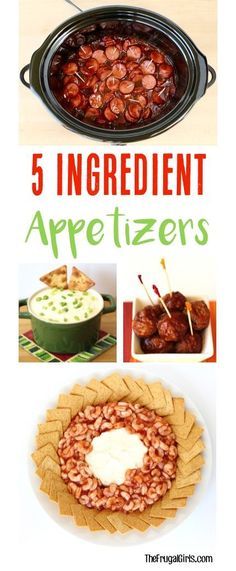 Easy Appetizers for a Crowd! These 5 Ingredient or Less appetizer recipes are so simple to make, absolutely delicious, and will be the star of your next party! | TheFrugalGirls.com Appetizers Appetizers, Appetizers Easy Dips, Dinner Party Appetizers, 5 Ingredients Or Less, Frugal Girls, Appetizers For A Crowd, Crowd Pleasing Recipes, Appetizers Easy Finger Food, Easy Appetizers