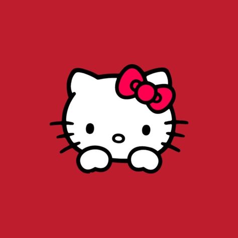 Red Hello Kitty Wallpaper For Laptop, Red Background Hello Kitty, Hello Kitty Red Background, Red Hello Kitty Widget Icons, Hello Kitty Red Pfp, Red Hello Kitty Wallpaper Laptop, Hello Kitty Wallpaper Iphone Red, Red Aesthetic Hello Kitty, Red Hello Kitty Pfp