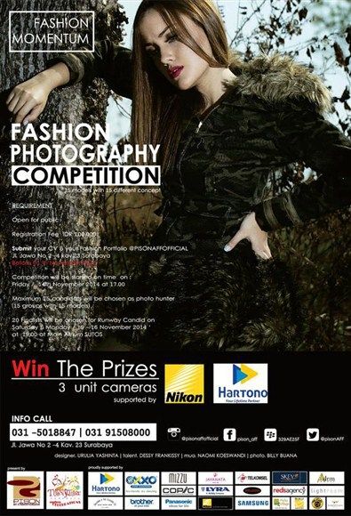 Fashion Photography Competition “Fashion Momentum” 15 Models with 15 Different Concept Grand Final : 15 - 16 November 2014 At Surabaya Town Square (SUTOS)  http://eventsurabaya.net/fashion-photography-competition-fashion-momentum/ Photography Competition, Net Fashion, At Wallpaper, Photography Competitions, Town Square, Only Fashion, About Fashion, No. 2, Poster Design