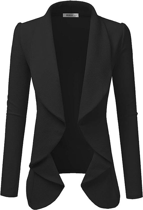 Female Blazers, Blazer For Women, Stylish Blazer, Blazer Jackets For Women, Business Casual Work, Lightweight Blazer, Open Front Blazer, Plus Size Fashion For Women, Womens Blazers