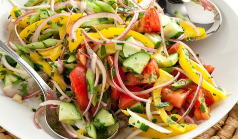 Summer Vegetable Salad - In the Kitchen with Stefano Faita