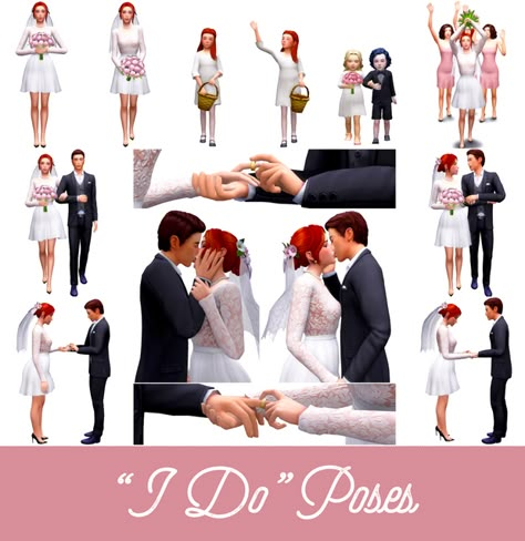 “I do” Poses: | Atashi77 on Patreon The Sims 4 Pose, Sims 4 Couple, Sims4 Poses, Poses The Sims 4, Single Poses, Sims 4 Couple Poses, Best Photo Poses For Couples, Poses Sims 4, Ts4 Poses