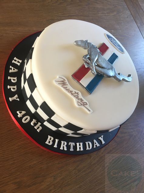 Mustang Car Theme Party, Mustang Car Cakes For Men, Ford Mustang Party Decorations, Ford Mustang Cakes For Men, Mustang Theme Party, Mustang Theme Birthday Party, Mustang Car Cake, Mustang Cakes For Men, Mustang Party Ideas