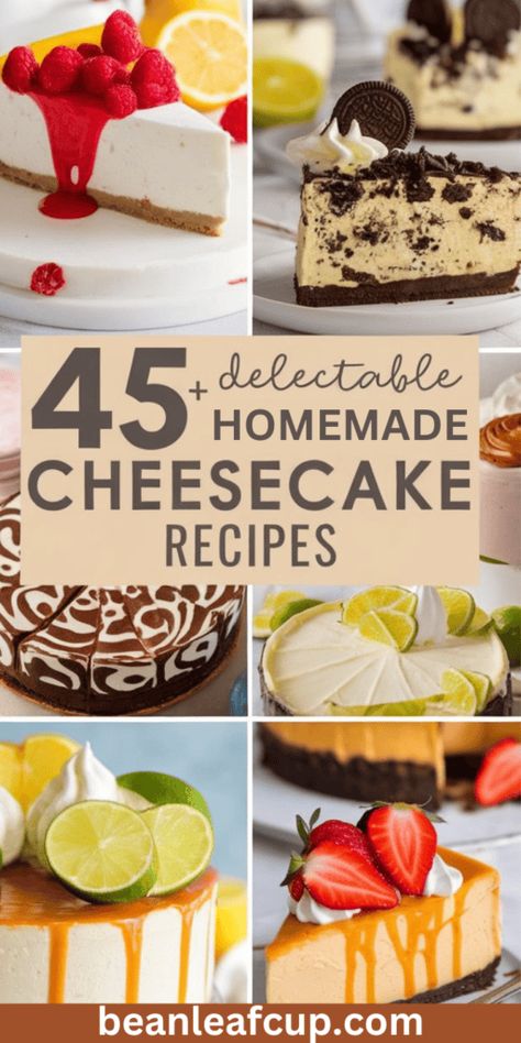 tuck on dessert ideas? These easy chocolate cheesecake recipes and more make it simple. Save this for easy access anytime! Best Flavored Cheesecake Recipe, Home Made Cheesecake Recipe, Best Easy Cheesecake Recipe, How To Make A Cheesecake, Cheesecake For 2, Flavored Cheesecake Recipes, Cheesecake Variations, Fluffy Cheesecake Recipe, 6 Inch Cheesecake Recipe