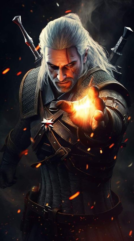 Geralt Of Rivia Witcher 3 Wallpaper, The Witcher 3 Wallpapers, Witcher 3 Wallpapers, Geralt Of Rivia Witcher 3, The Witcher Wallpapers, The Witcher Art, Witcher Tattoo, Witcher Monsters, Witcher Game