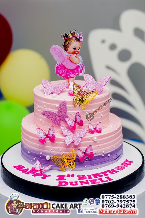 Butterfly Cake For Kids, Butterfly Theme Cake 1st Birthdays, Butterfly Theme Birthday Cake, 1st Birthday Cake Designs, Butterfly Theme Cake, Favourite List, Baby Fathers Day Gift, Butterfly Birthday Theme, Pop Art Images