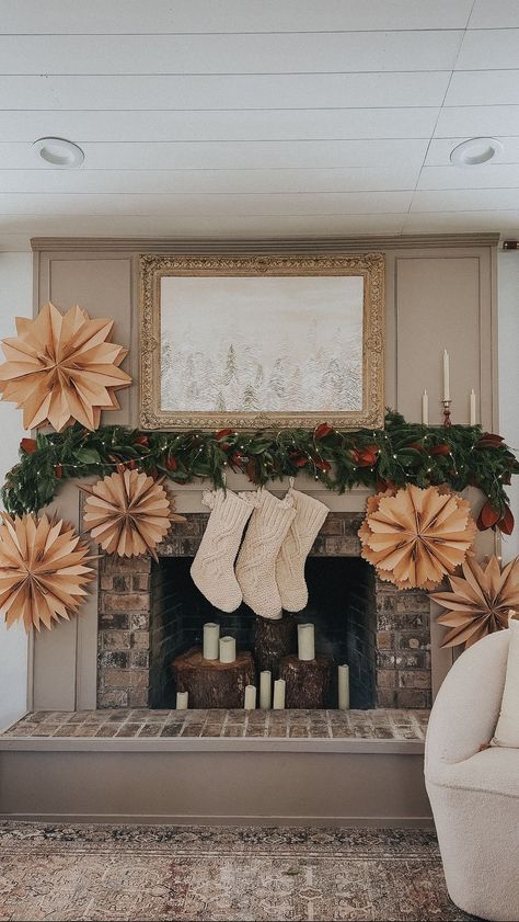 Doesn’t get any more simple (or inexpensive) than a paper bag snowflake! ❄️ These are so easy & quick to put together but make the best… | Instagram Snowflake Decorations, After Christmas, Put Together, Quick Easy, Winter Decor, Paper Bag, Home Diy, House Design, Canning