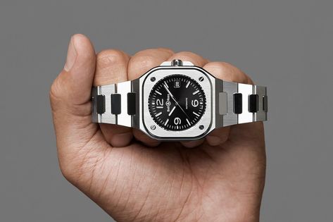 Bell & Ross Unveils All-New Minimalistic BR 05 Watch Line #daily #news #hypebeast #mux #muxjasper #fivedoubleues Bell 525 Relentless, Bell Ross Watches, Bell And Ross Watch, Pokemon Watch, Swiss Automatic Watches, Black Tie Events, Tech Watches, Mens Watches Military, Hublot Watches