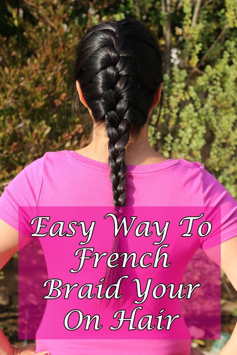 I know that a ton of people want to do their hair but don't know how to do a simple French braid. Look no further!! Looking at other tutorials I realized that no one does French Braids like I do. So here is my unique way to French Braid Your Own Hair! You got this!!! French Braid Your Own Hair, How To French Braid, Braid Your Own Hair, French Braids Tutorial, Braiding Your Own Hair, Boxer Braids, Summer Braids, Braid Inspiration, French Braids