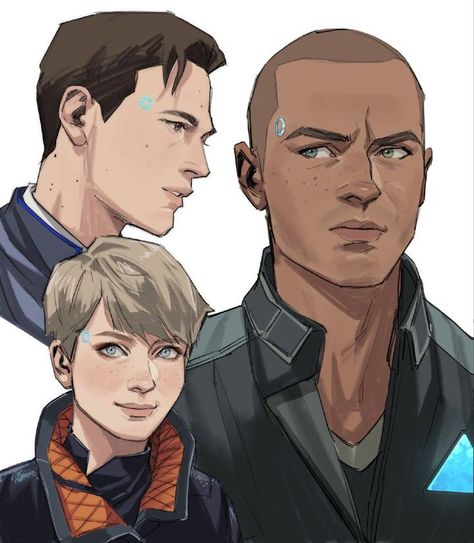 Detroit: Become Human, Detroit Become Human Connor, Detroit Being Human, Becoming Human, I Like Dogs, Human Drawing, Detroit Become Human, Human Art, Video Game Characters