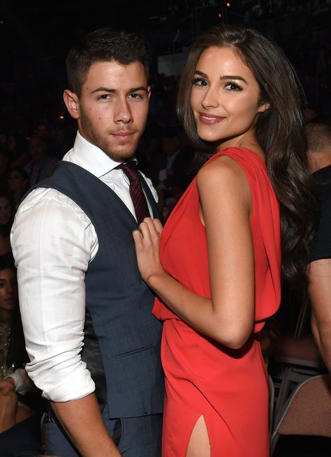 Olivia Culpo Reacts to Ex-Boyfriend Nick Jonas' Engagement to Priyanka Chopra- HarpersBAZAAR.com Nick Jonas Girlfriend, Nick Jonas Olivia Culpo, Olivia Culpo Hair, Miss Universe 2012, Sage The Gemini, Christian Mccaffrey, Olivia Culpo, Celebrity Sightings, Joe Jonas