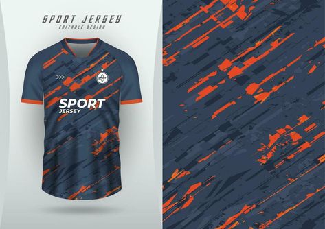 Background for sports jersey, soccer jersey, running jersey, racing jersey, pattern, orange oblique grunge, dark gray tones. Running Jersey, Racing Jersey, Jersey Pattern, Sports Jersey Design, Jersey Soccer, Gray Tones, Grey Tones, Jersey Design, Diy Shirt