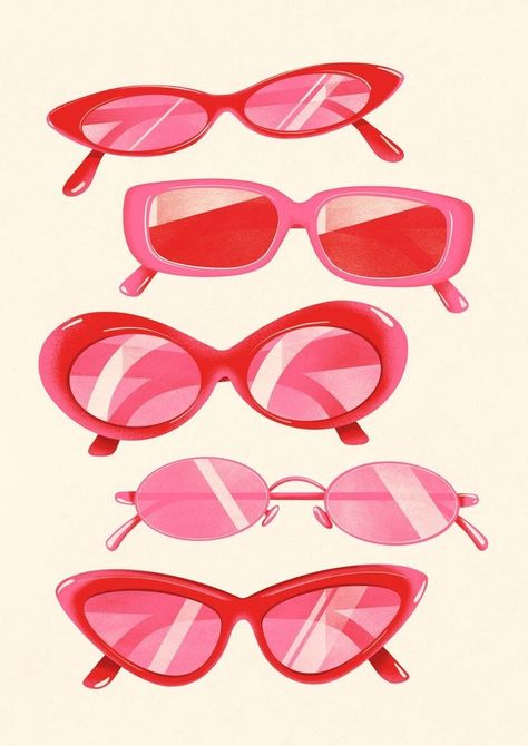 Rose Tinted Glasses, Foto Muro Collage, Printable Wall Collage, Tinted Glasses, Deco Rose, Dorm Posters, Picture Collage Wall, Preppy Wallpaper, Art Collage Wall