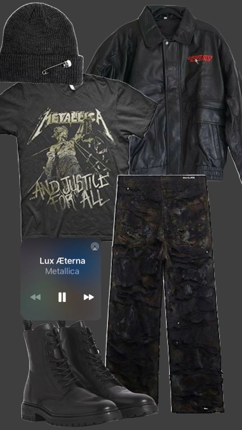 #metalica #punk #rock #metal Circuit City, 70s Inspired Outfits, And Justice For All, Rock Metal, 70s Inspired, Punk Rock, Circuit, Metallica, Cool Outfits