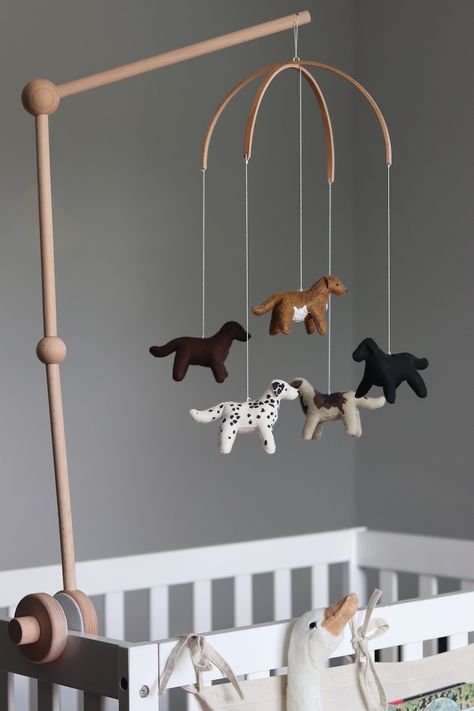 Franklin House, Dog Mobile, Puppy Decor, Franklin Homes, Mobile Hanger, Dog Nursery, Baby Presents, Baby Crib Mobile, Themed Nursery