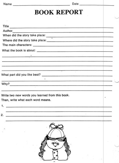 book report outline 5th  grade    http://teacherweb.com/CA/PomeloDriveElementary/MrsSanders/FIFTH-GRADE-BOOK-REPORT-INSTRUCTIONS.pdf Book Report Rubric, Book Report Ideas, 5th Grade Books, Book Report Template, 4th Grade Books, 3rd Grade Books, High School Books, 5th Grade Writing, Book Review Template