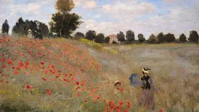 Claude Monet - First Impressionist paintings | Britannica Steven Core, Art For Collage, Hamsa Mandala, Poppy Field Painting, Agnes Varda, Monet Poster, Poppy Wall Art, Royal Talens, Wild Poppies