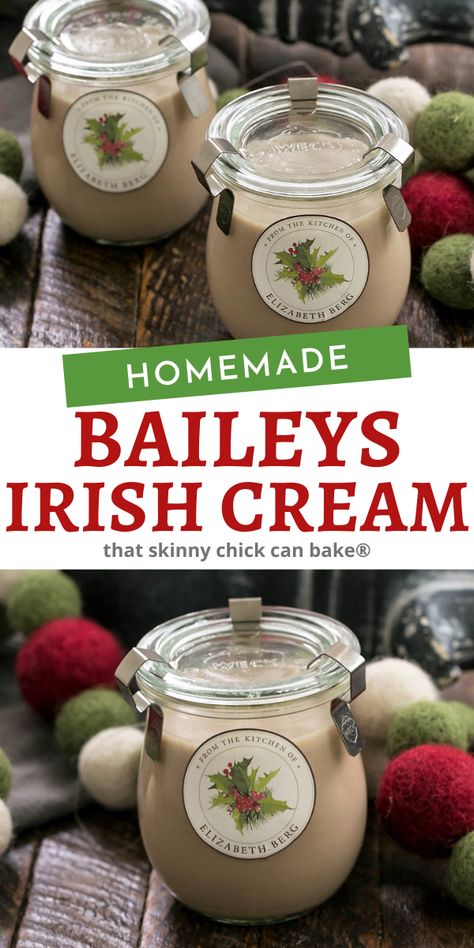 Diy Alcohol Gifts Homemade Liquor, Homemade Irish Cream Recipe, Diy Baileys Irish Cream Recipes, Diy Gifts With Alcohol, Recipe For Baileys Irish Cream, Homemade Liquor Gifts, How To Make Irish Cream, Homemade Christmas Gifts Alcohol, Bailey Irish Cream Recipe