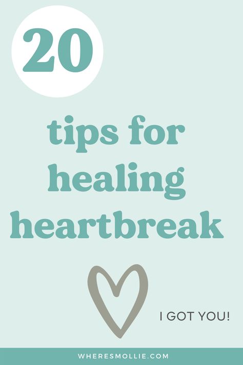 Heartbreak Healing Books, Helping Daughter Through Heartbreak, How To Get Over Heartbreak, How To Get Through A Breakup, How To Get Over Someone You Love, Surviving Heartbreak, Heal Heartbreak, Healing Heartbreak, Love And Heartbreak