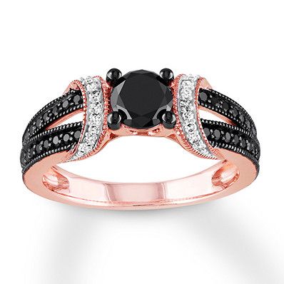 White Diamond Engagement Ring, Traditional Engagement, Expensive Stones, Rose Gold Black Diamond, White Diamond Rings Engagement, Traditional Engagement Rings, Cvd Diamond, Wedding Engagement Rings, Rose Gold Band