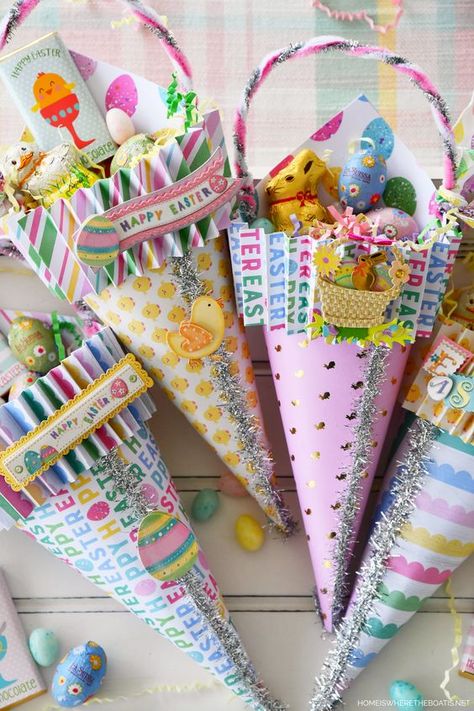 2024's Top Easter Gifts for Kids: DIY Crafts, Unique Baskets, and School Fun Easter Diy Basket Ideas, Easter Candy Containers Diy, Diy Wedding Ceremony Decor, Easter Candy Crafts, Candy Boquets, Easter Candy Bouquet, Mesa Candy Bar, Diy Wedding Ceremony, Diy Easter Treats