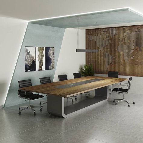 Conference Table Design Meeting Rooms, Conference Table Design Modern, Boardroom Table Design, Meeting Table Design, Office Conference Table, Modern Conference Table Design, Conference Table Design, Office Furniture Layout, Small Office Design Interior