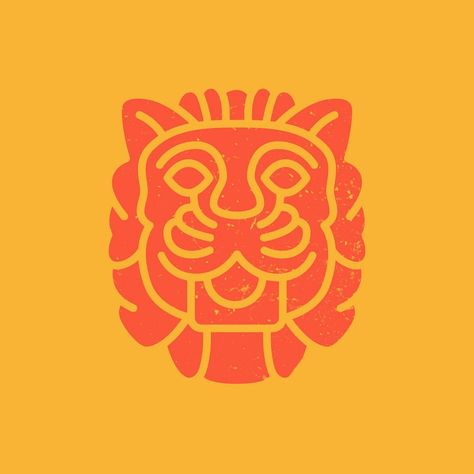 Mutual Design Co. on Instagram: “In the jungle #design #illustration #texture #icon #thedesigntip #distressedunrest #retrograderevival #lion” Lion Illustration Design, Indian Tiger, American Lion, Lion Icon, Jungle Design, Lion Illustration, Tiger Design, In The Jungle, Saint Charles