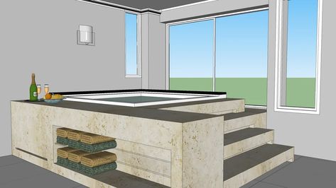 Jacuzzi room | 3D Warehouse Jacuzzi Room, Spa Furniture, Shop Drawing, Drawing Interior, 3d Warehouse, Arch, Spa, Sketch, Pool