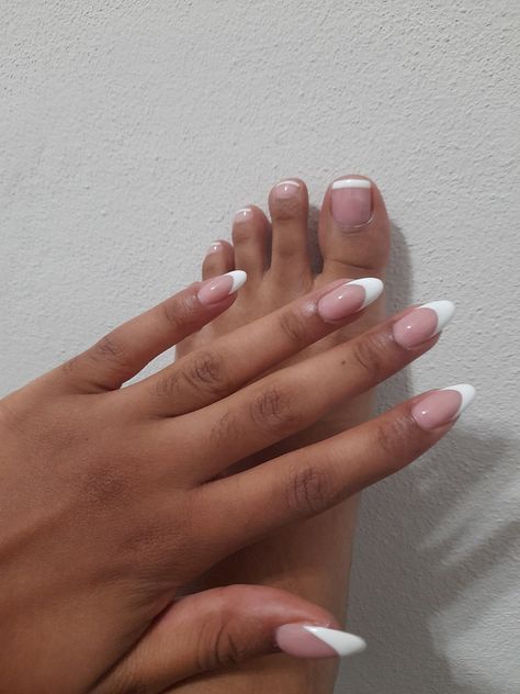 French Mani Pedi, Mani Pedi Combos, Minimalist Manicure, Better Nails, French Manicure Gel Nails, Classy Almond Nails, Blush Pink Nails, Shape Chart, Gel French Manicure