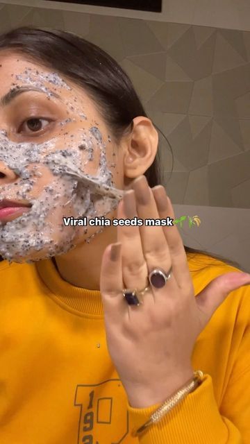 Flex Seeds For Face, Flax Seed Face Mask, Chia Seeds Face Mask, Chia Seed Face Mask, Skincare Face Mask, Face Mask Homemade, Chai Seed, Flex Seed, Benefits Of Rice