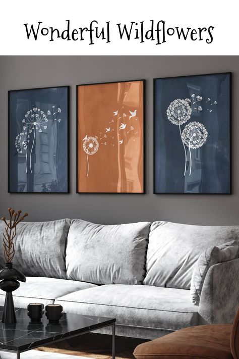 Gorgeous navy and burnt orange botanical wall art prints to bring style and elegance to any room. These captivating pieces will transform any space creating calm and tranquility. #etsy #etsyuk #leafprints #homedecor #navyhomeinspo #navyhomedecor #navyaesthetic #navybedroominspo #navyabstractprints #earthyhome #navywallart #orangewallart #cozyearthlivingroom  #earthtonelivingroom  #autumndecor #earthylivingroomdecor Earth Tone Living Room, Navy Bedrooms, Navy Home Decor, Earthy Living Room, Earthy Home, Living Room Orange, Orange Wall Art, Teal Walls, Group Boards