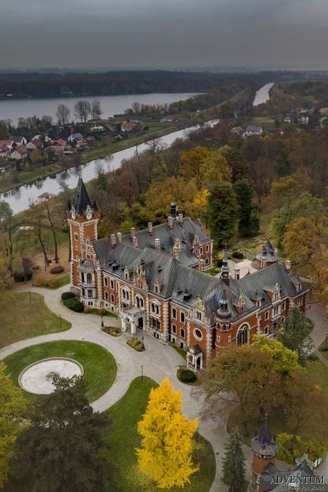 German Mansion, Apocalypse Community, House Palace, Brick Mansions, Castle Fortress, Old Style House, Castle Project, Wayne Manor, Old Mansion