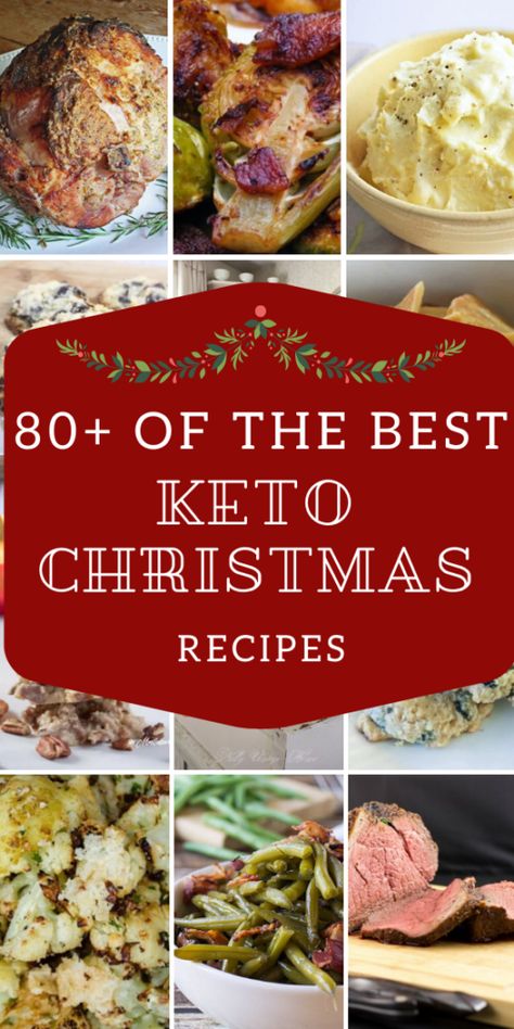 80+ Low Carb & Keto Christmas Recipes Low Calorie Christmas Dinner, Winter Keto Dinner Recipes, Low Carb Winter Recipes, Bariatric Holiday Recipes, Keto Winter Recipes, Virta Recipes, Bariatric Puree, Diet Cookies Recipe, Keto Christmas Recipes