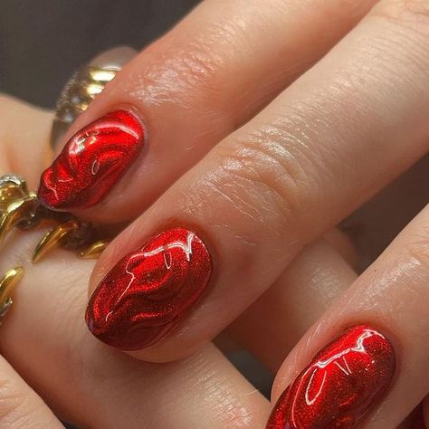 NailNouveau on Instagram: "Inspired by @yaduga Alternative valentines nails if you wish or just cool textured nails🫶🏼 #loveglossify #glossifynails #tauntonnails #texturednails #texturednailart #nailart #gelnails #abstractnails" Textured Nails, Alternative Valentines, Valentines Nails, Gel Nails, Nail Art, Valentines, Texture, Nails, On Instagram