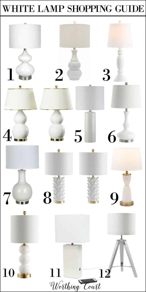 Modern White Table Lamp, Table Lamp Trends 2022, White Table Lamps Living Room, White Lamps Living Room, Best Lamps For Bedroom, White Table Lamp Living Room, White Bedroom Lamps, Living Room Lamps Table, White Table Lamps Bedroom