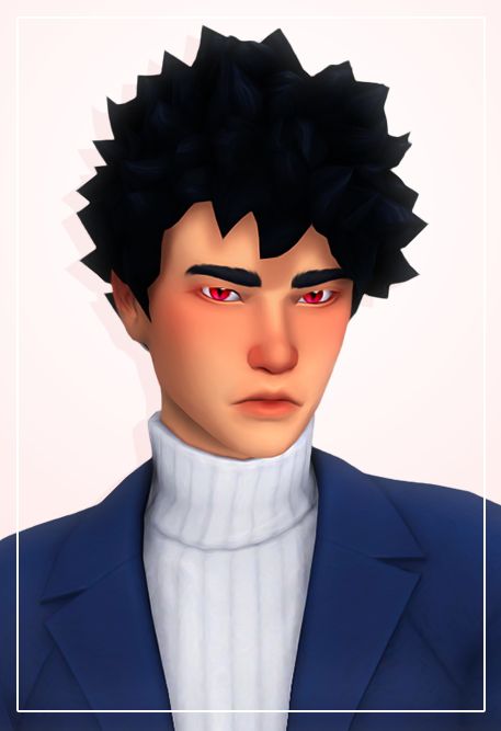 (óuò') Balage Hair, Zoella Hair, Spikey Hair, Male Hairstyles, Sims 4 Anime, Sims 4 Body Mods, Spiky Hair, Zoella, Bright Fashion