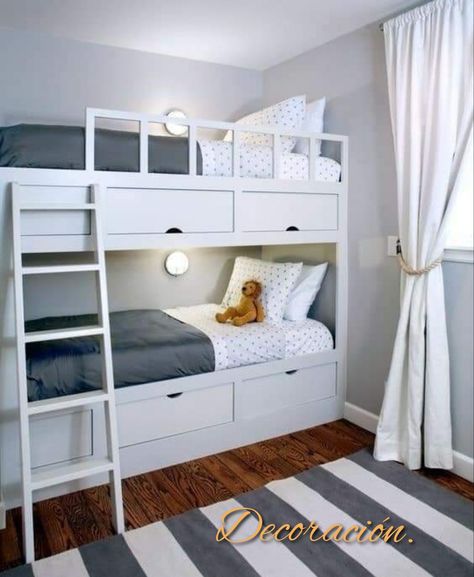 Boys Bunk Bed Room, Boys Bunk Bed, Bunk Bed Room Ideas, Bunk Beds For Girls Room, Space Saving Bunk Bed, Bunk Beds For Boys Room, Bunk Bed Room, Bunk Beds Boys, Bunk Bed Rooms