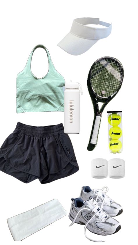 #tennisoutfit #tennis #sports #sportoutfit #hotgirlsports #lululemon Tennis Girl, Tennis Clothes, Sport Outfits, Tennis, Casual Outfits, Collage, Sports, Tennis Clothing