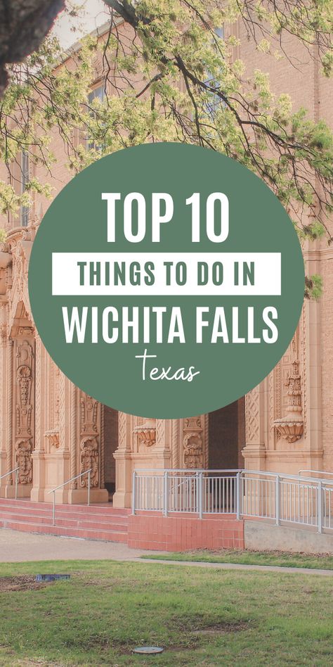 Wichita Falls is an underrated suburb with a population of over 100,000 (that’s often confused with Wichita in Kansas, a place that’s also a bit funky and loveable and weird) and sometimes I wonder if that’s because locals like to keep Wichita Falls all to themselves (just kidding. a little). Here are the top things to do in Wichita Falls and the best restaurants in Wichita Falls.  #Travel | #Texas | #WichitaFalls | #Wichita | #Dallas | #OKC | #FortWorth | #DayTrip Wichita Falls Texas Things To Do, Day Trips From Dallas, Texas Getaways, Texas Winter, Grad Trip, Wichita Falls Texas, Texas Panhandle, Travel Texas, Rv Trip