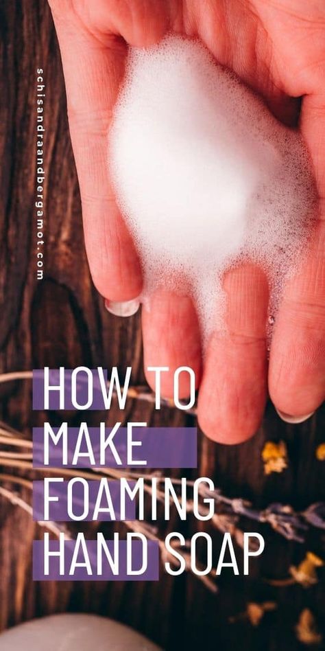 Learn how to make foaming hand soap at home today! With just a few simple ingredients and some foaming soap dispensers, you’ll have your own DIY liquid hand soap your skin will love. Who needs those expensive store-bought ones when homemade foaming hand soap is better in many ways? Making Liquid Hand Soap, Home Made Liquid Soap, Diy Bath Soap Liquid, Foam Soap Recipe, Make Your Own Hand Soap, Diy Bath And Body Works Foaming Soap, Soap Design Ideas Easy Diy, How To Make Foaming Hand Soap, Diy Foam Hand Soap