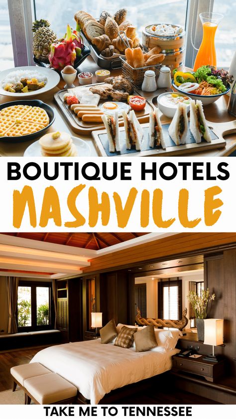 Nashville Boutique Hotel, Best Nashville Hotels, Tennessee Road Trip, Nashville Hotels, Unique Stays, Rooftop Bars, Best Boutique Hotels, Hotel Bar, Boutique Hotels