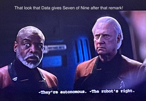 Picard X Q, Data X Geordi Fanart, Star Trek Data X Geordi, Data Geordi, Data X Geordi, Data And Geordi, Star Trek Data, Brent Spiner, Star Trek Uniforms