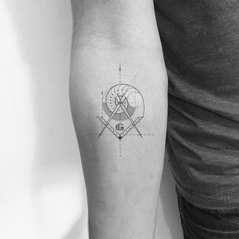 Necronomicon Tattoo, Math Tattoo, Masonic Tattoos, Fibonacci Tattoo, Atlas Tattoo, P Tattoo, Mushroom Tattoos, Architecture Tattoo, Modern Tattoos